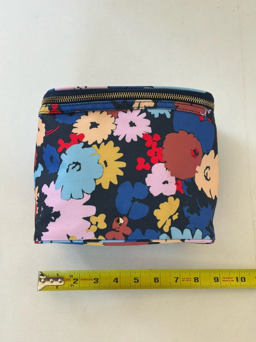 Kate Spade New York Floral Travel Cosmetic Train Case Makeup Organizer